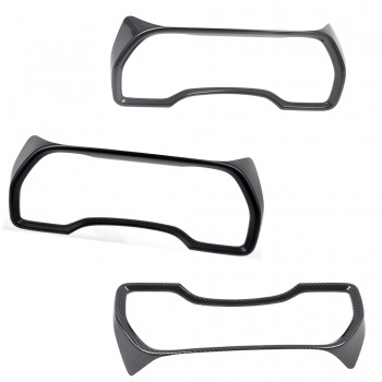 ABS Interior Dashboard Meter Frame Cover Trim 1pcs For Toyota 4Runner 2014-2024 LHD