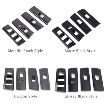 Inner Door Armrest Window Lift Cover Trim 4pcs For Toyota 4Runner 2010-2024 LHD