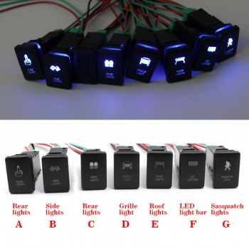 LED Light Push Switch Button ON/OFF For Toyota 4Runner 2014-2024
