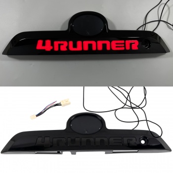 LED Badge Rear Trunk Tailgate Molding Trim Strip Having Up/Down Arrows In Garnish For Toyota 4Runner 2...