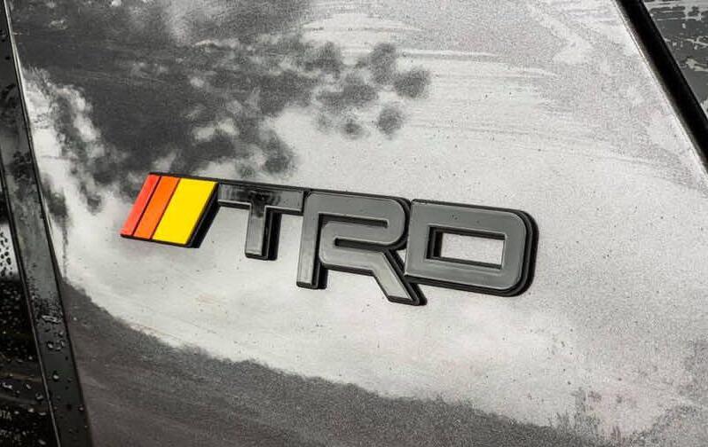 1 pair ABS TRD Emblem For Toyota 4Runner 2010-2023