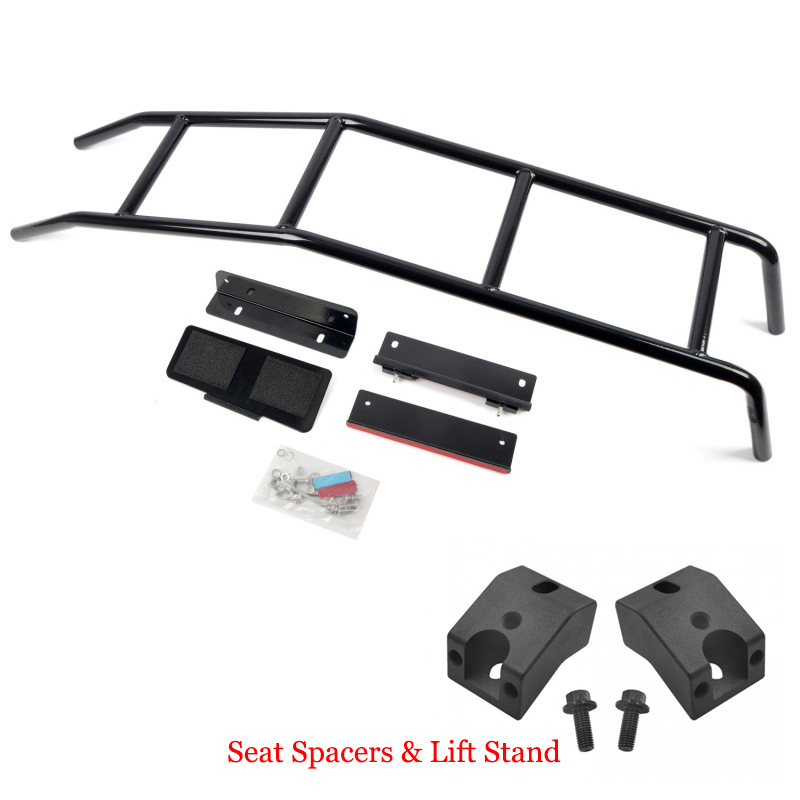 Only Shipping to CA / US!!! (excluding Hawaii, Puerto Rico, Guam, Alaska) Black Style Ladder & Front Seat Jacker Lift For Toyota 4Runner 2010-2024