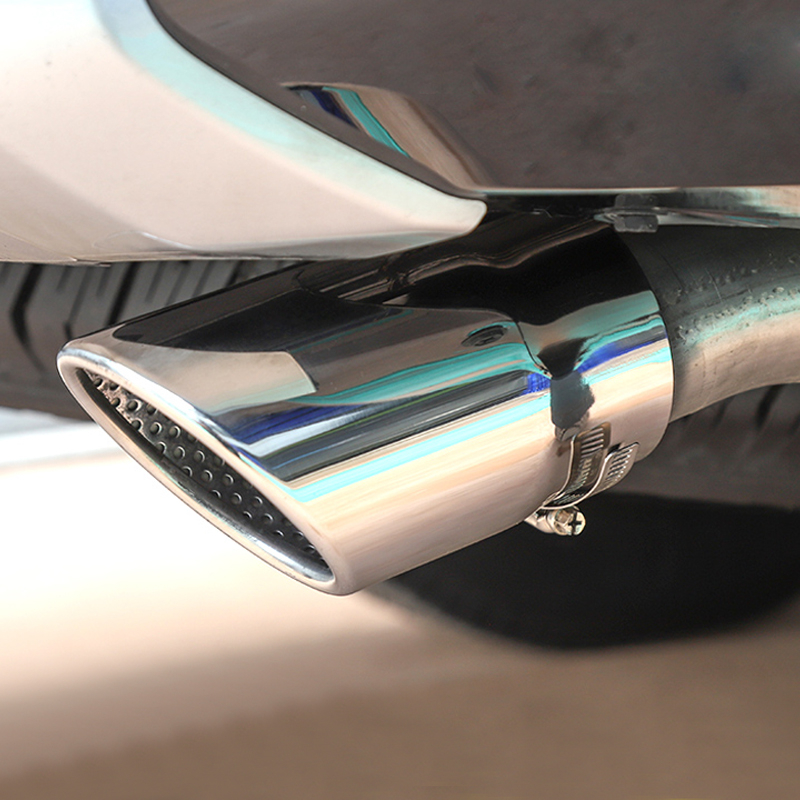 Stainless Exhaust Muffler Tip Pipe Cover 1pcs For Toyota 4Runner 2010-2024