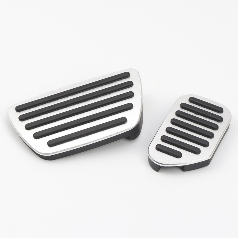 2PCS Aluminum Fuel Gas Brake Footrest Pedal Replacement For Toyota 4Runner 2010-2024 / GX460 2014-2022