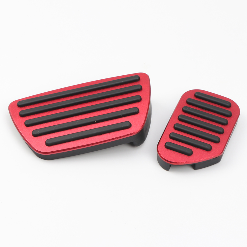 2PCS Aluminum Fuel Gas Brake Footrest Pedal Replacement For Toyota 4Runner 2010-2024 / GX460 2014-2022