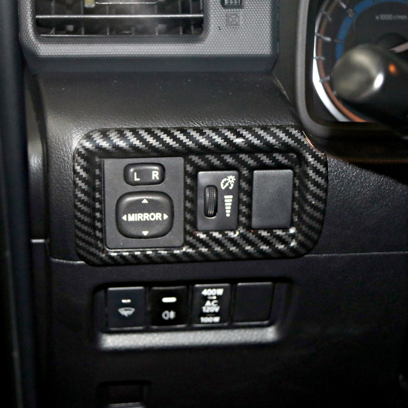 Head Light Switch Button Cover Trim For Toyota 4Runner 2010-2024 LHD 