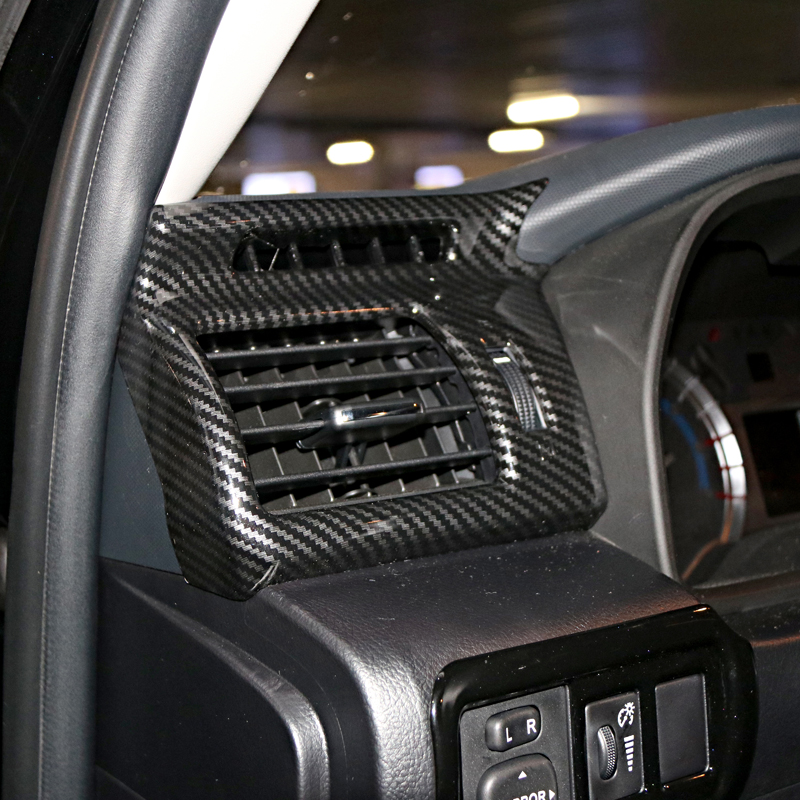 Front Side Air Vent Outlet Trim 2pcs For Toyota 4Runner 2010-2024 LHD