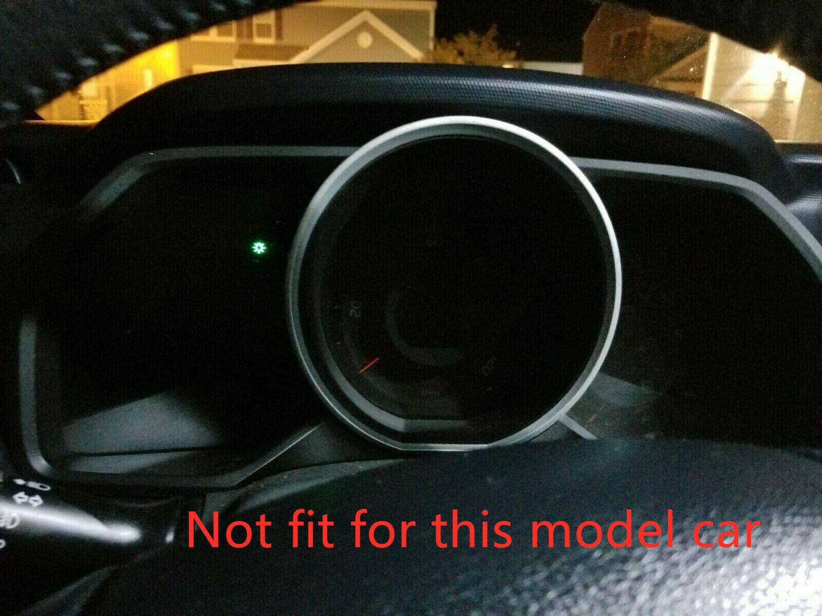 ABS Interior Dashboard Meter Frame Cover Trim 1pcs For Toyota 4Runner 2014-2024 LHD