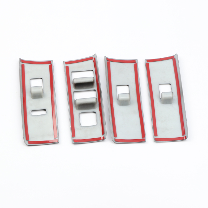 Inner Door Armrest Window Lift Cover Trim 4pcs For Toyota 4Runner 2010-2024 LHD