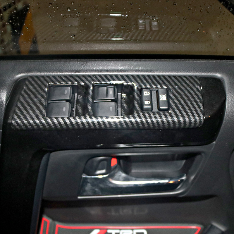 Inner Door Armrest Window Lift Cover Trim 4pcs For Toyota 4Runner 2010-2024 LHD