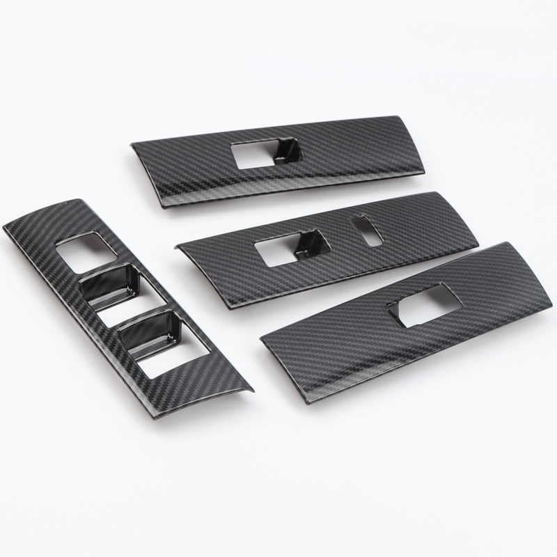 Inner Door Armrest Window Lift Cover Trim 4pcs For Toyota 4Runner 2010-2024 LHD