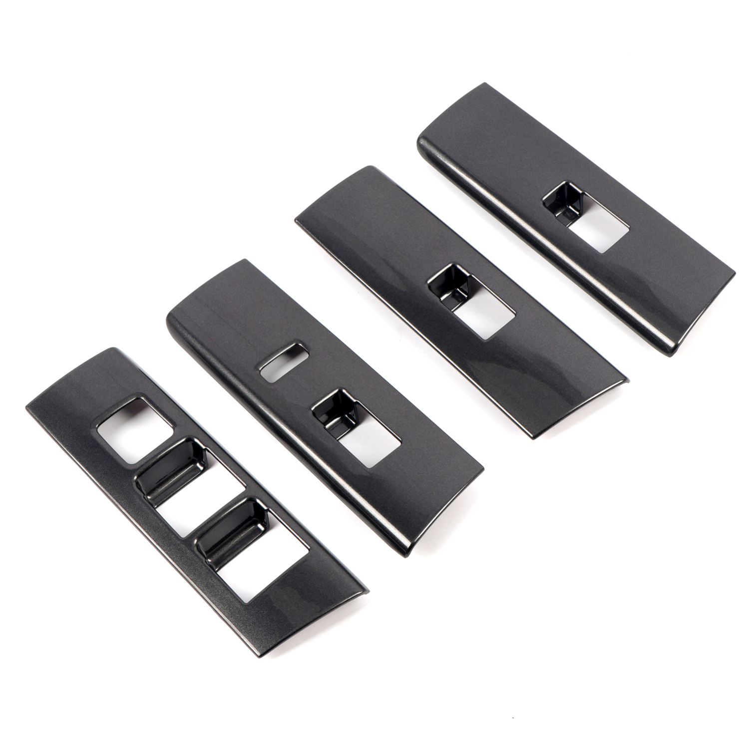 Inner Door Armrest Window Lift Cover Trim 4pcs For Toyota 4Runner 2010-2024 LHD