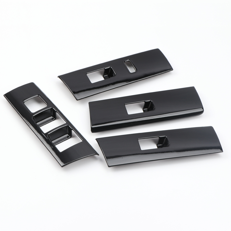 Inner Door Armrest Window Lift Cover Trim 4pcs For Toyota 4Runner 2010-2024 LHD