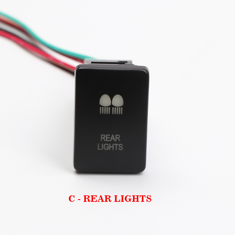 LED Light Push Switch Button ON/OFF For Toyota 4Runner 2014-2024