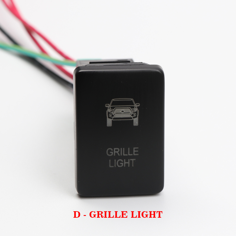 LED Light Push Switch Button ON/OFF For Toyota 4Runner 2014-2024