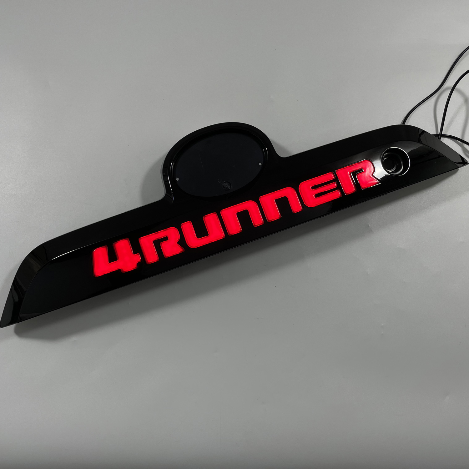 LED Badge Rear Trunk Tailgate Molding Trim Strip Having Up/Down Arrows In Garnish For Toyota 4Runner 2010-2024