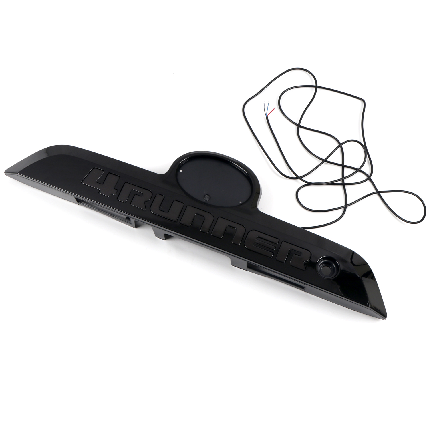 LED Badge Rear Trunk Tailgate Molding Trim Strip Having Up/Down Arrows In Garnish For Toyota 4Runner 2010-2024