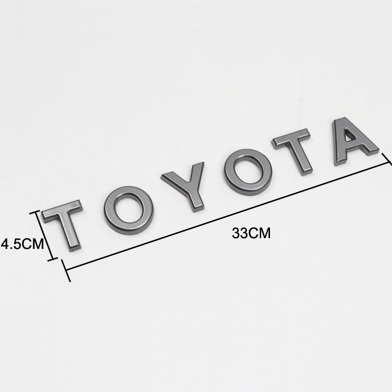 Front Bumper Grille TOYOTA Emblem Logo Nameplate For Toyota 4Runner(Not suitable for OEM grille)