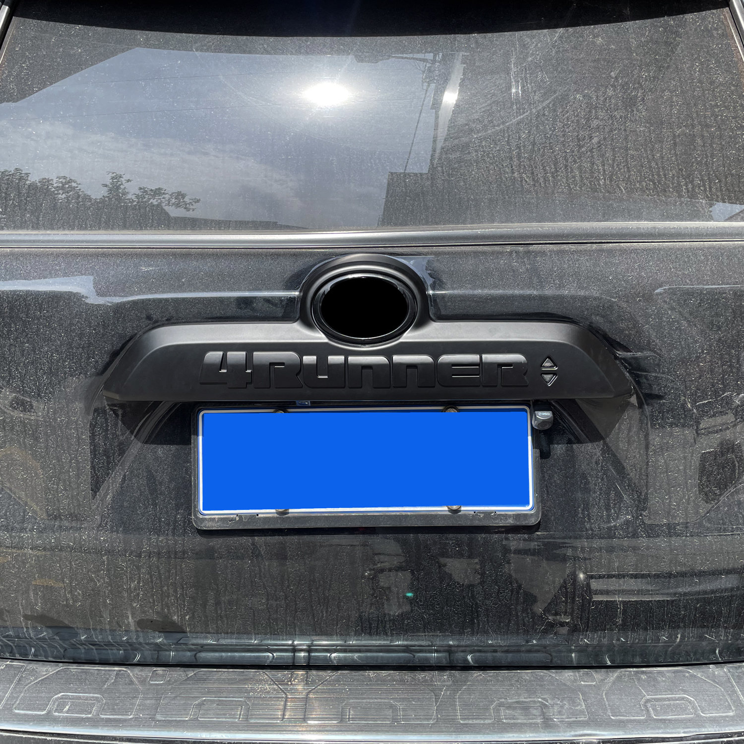  Rear Trunk Tailgate Molding Trim Strip Having Up/Down Arrows In Garnish For Toyota 4Runner Limited 2014-2019