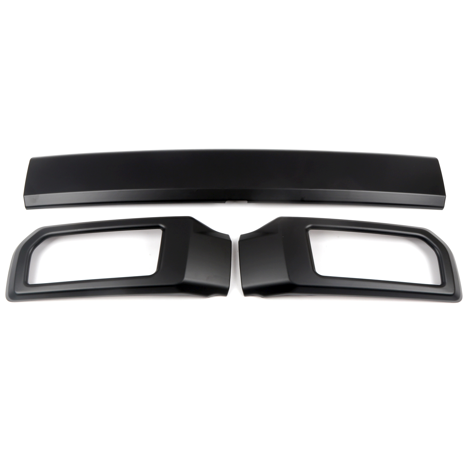 Front Bottom Bumper Lid Cover Strip Trim 3pcs For Toyota 4Runner Limited 2014-2024