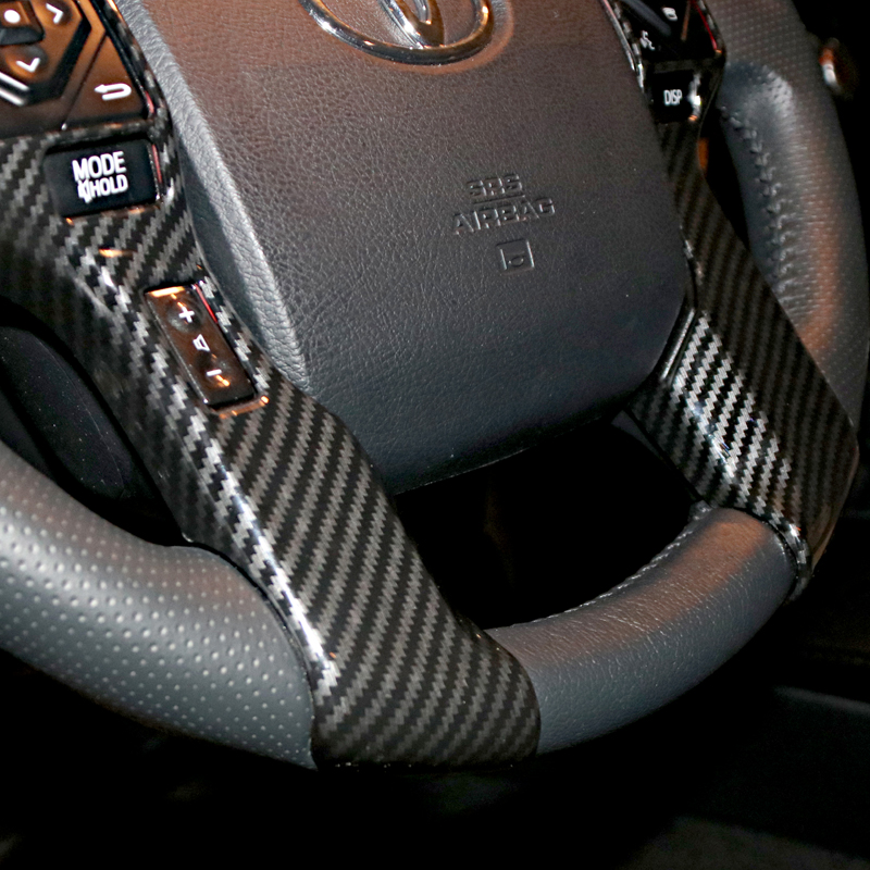 Interior Steering Wheel Button Stripe Cover 2pcs For Toyota 4Runner 2014-2024