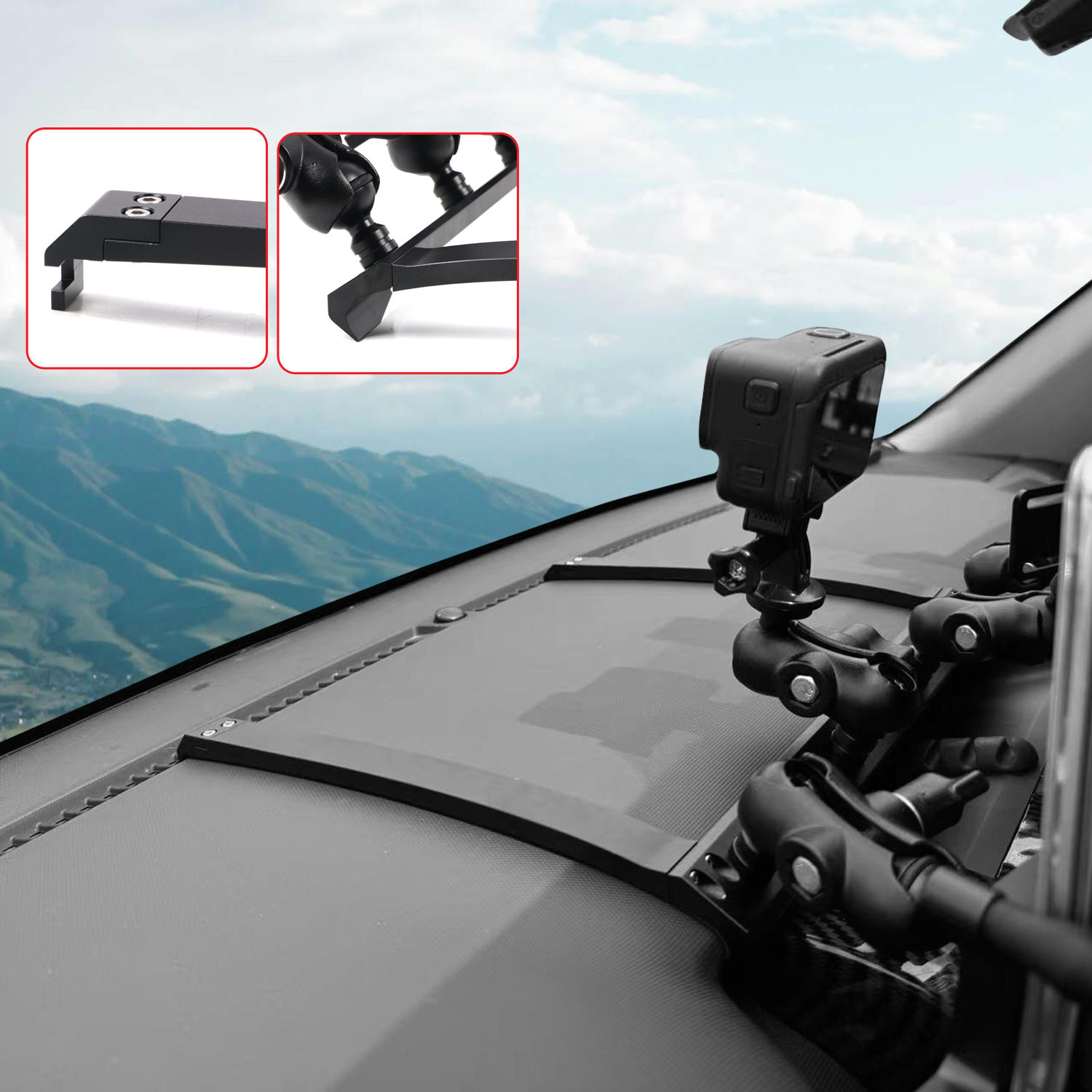 Not suitable for T12!!! Central Control Multifunctional Integrated Bracket  For Toyota 4Runner 2010-2024