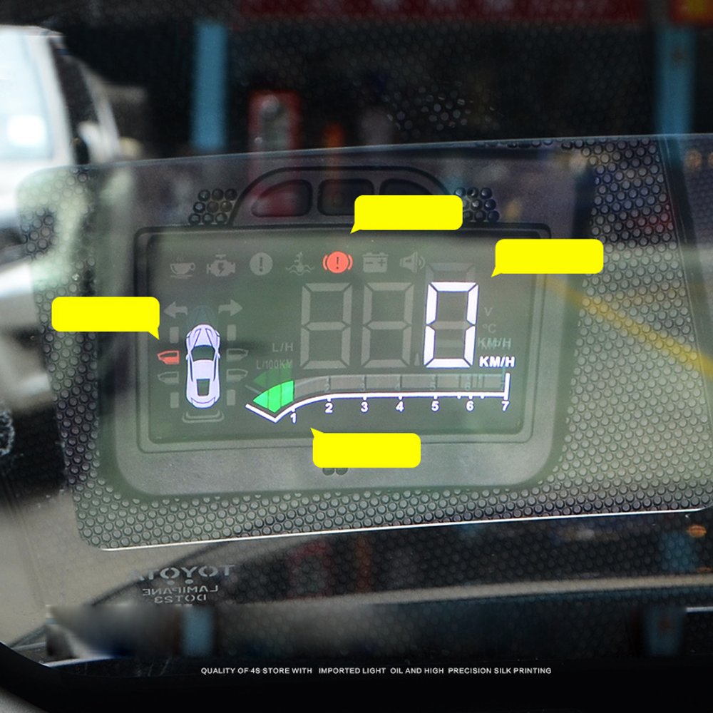 1Set Head Up Display HUD For Toyota 4Runner 2010-2023